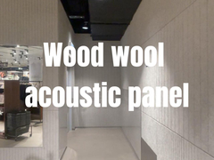 रंगीन पेंटिंग लकड़ी ऊन ध्वनिक पैनल अनुकूलित आकार सजावट