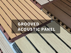 अधिक स्पष्ट, शांत स्थानों के लिए टिकाऊ अग्निरोधक ग्रूवेड ध्वनिक पैनल