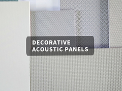 दीवार और छत के लिए सजावटी ध्वनिक पैनल पर्यावरण के अनुकूल सामग्री