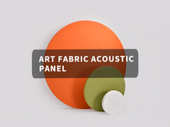 दीवारों के लिए उच्च घनत्व के साथ कस्टम विभिन्न रंगों के कपड़े ध्वनिक पैनल