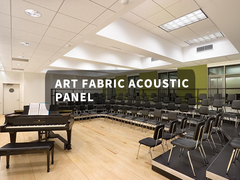 उच्च घनत्व वाले फाइबर ध्वनिक पैनल स्कूल स्टूडियो के लिए पर्यावरण के अनुकूल धूल मुक्त