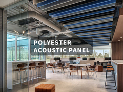 विभिन्न रंग और आकार 3 डी पॉलिएस्टर ध्वनिक पैनल अवशोषण के लिए हल्के