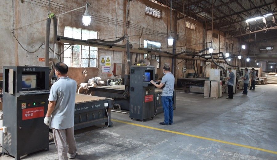 Guangzhou Wuyang Yiguan Acoustic Materials Co., Ltd. निर्माता उत्पादन लाइन