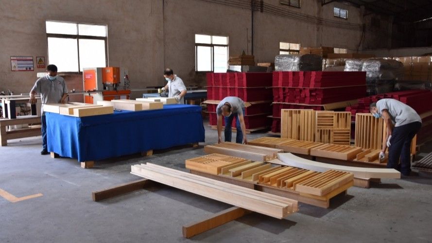 Guangzhou Wuyang Yiguan Acoustic Materials Co., Ltd. निर्माता उत्पादन लाइन