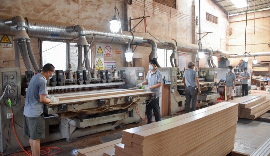 Guangzhou Wuyang Yiguan Acoustic Materials Co., Ltd. निर्माता उत्पादन लाइन