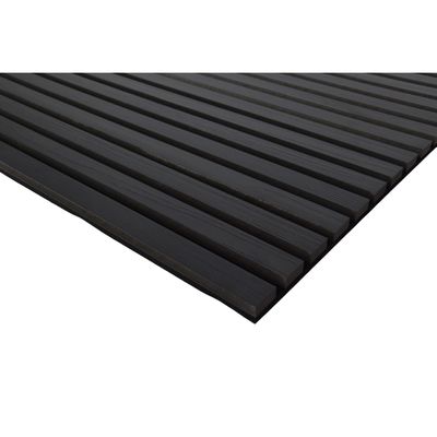 छत दीवार स्लेट ध्वनिक लकड़ी के पैनल, ध्वनिक लकड़ी के पैनल 12 मिमी HDF 9 मिमी पीईटी